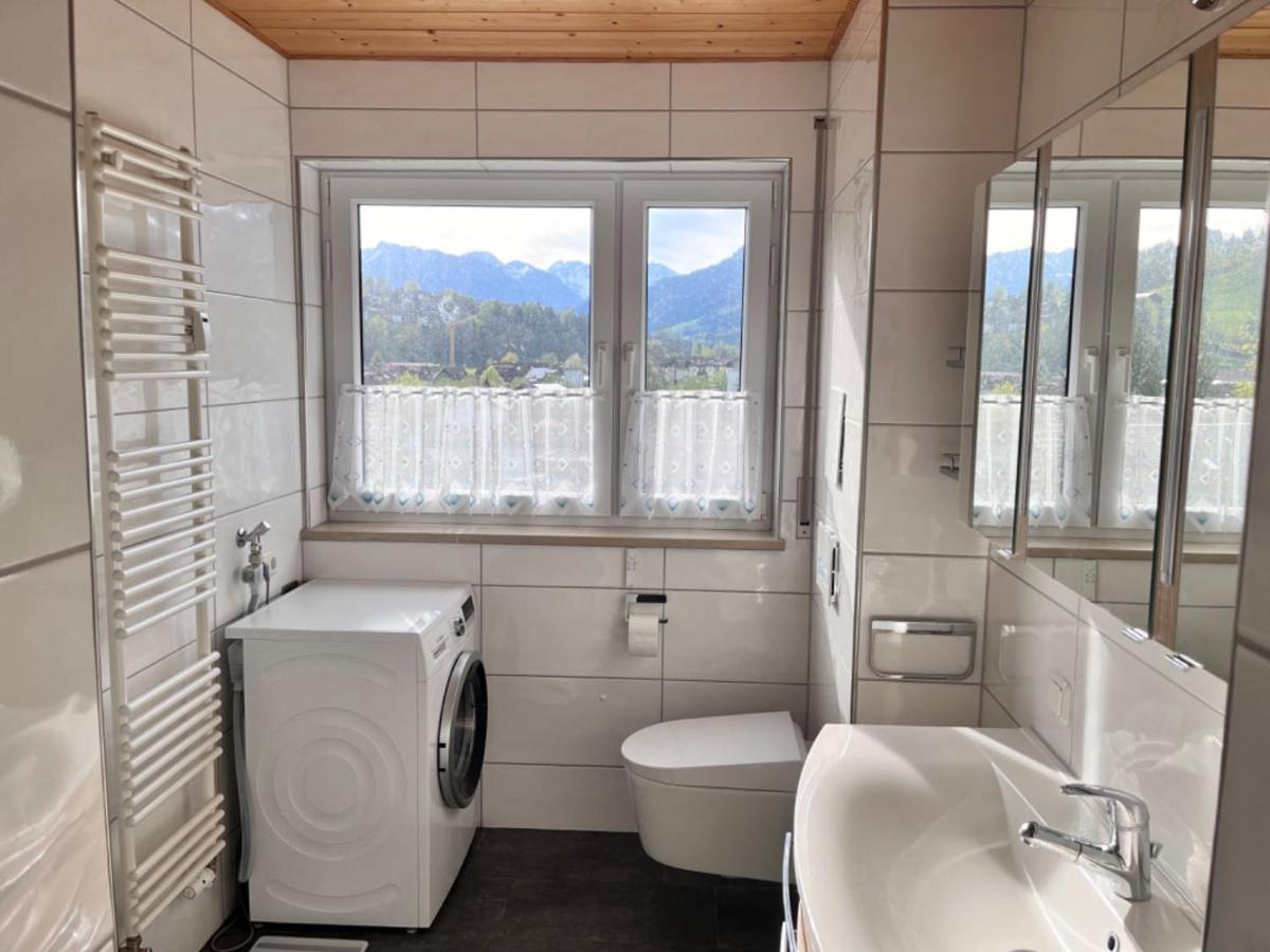 Grosszuegige Wohnung, Bergblick, Vintage Зонтхофен Экстерьер фото
